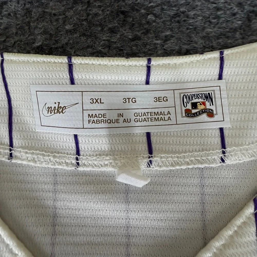 Nike MLB Arizona Diamondbacks Randy Johnson Jersey Mens 3XL Purple Baseball - Picture 3 of 11